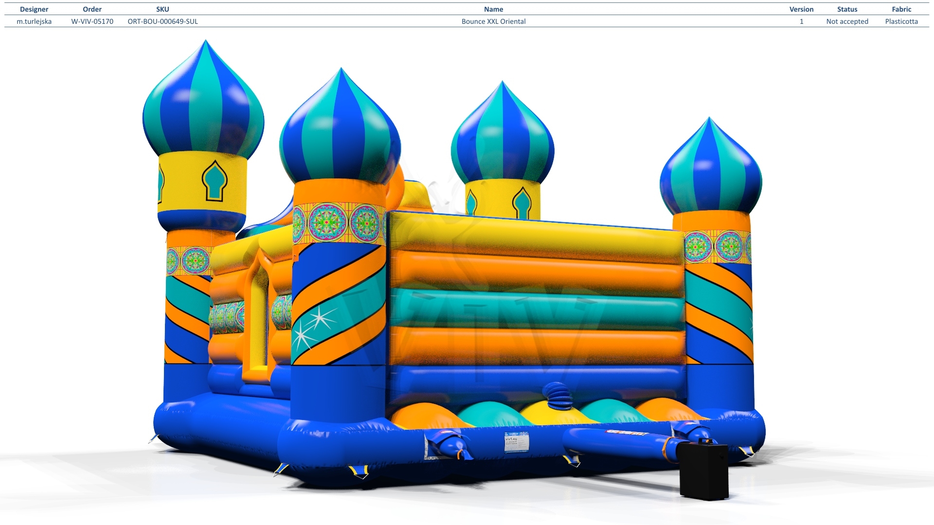 Bounce XXL Oriental commercial inflatable bounce