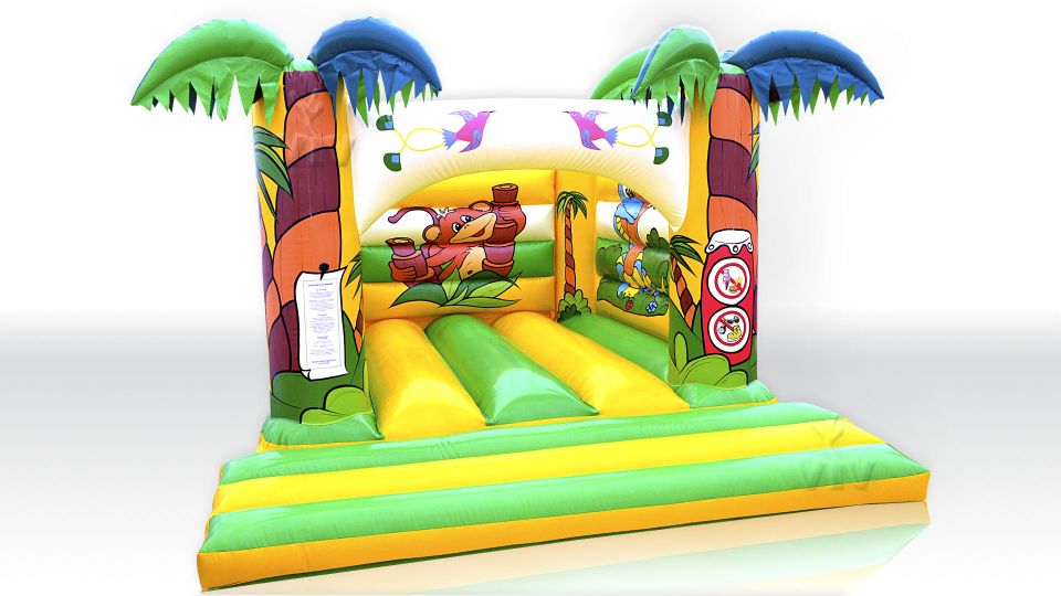Jungle 5 x 4 m without roof commercial inflatable bounce