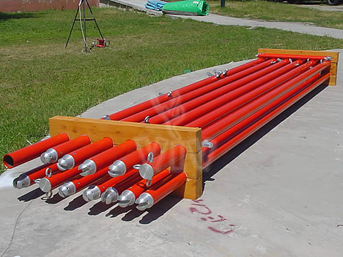 Bungee red mechanical attraction product photo