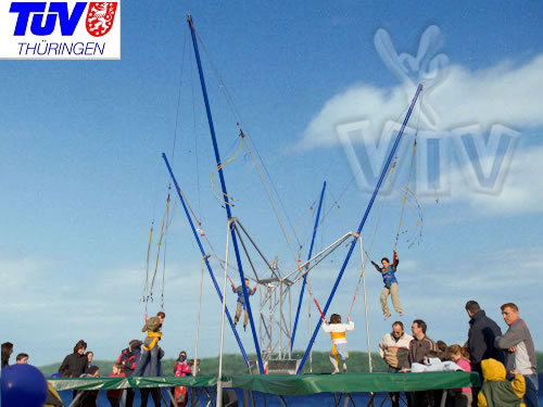 Trampoline Blue Star mechanical attraction product photo