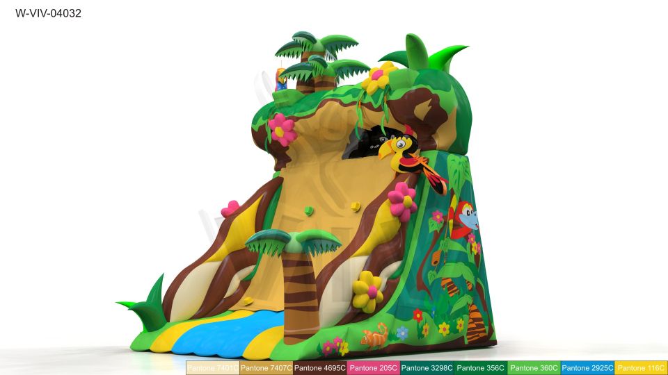 Climbing mountain Jungle 5 x 4,5 x 6 m commercial custom inflatable