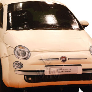 Fiat 500 commercial custom inflatable