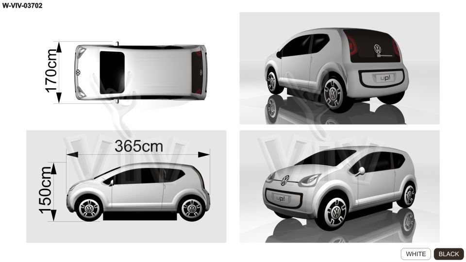 Volkswagen figure commercial custom inflatable