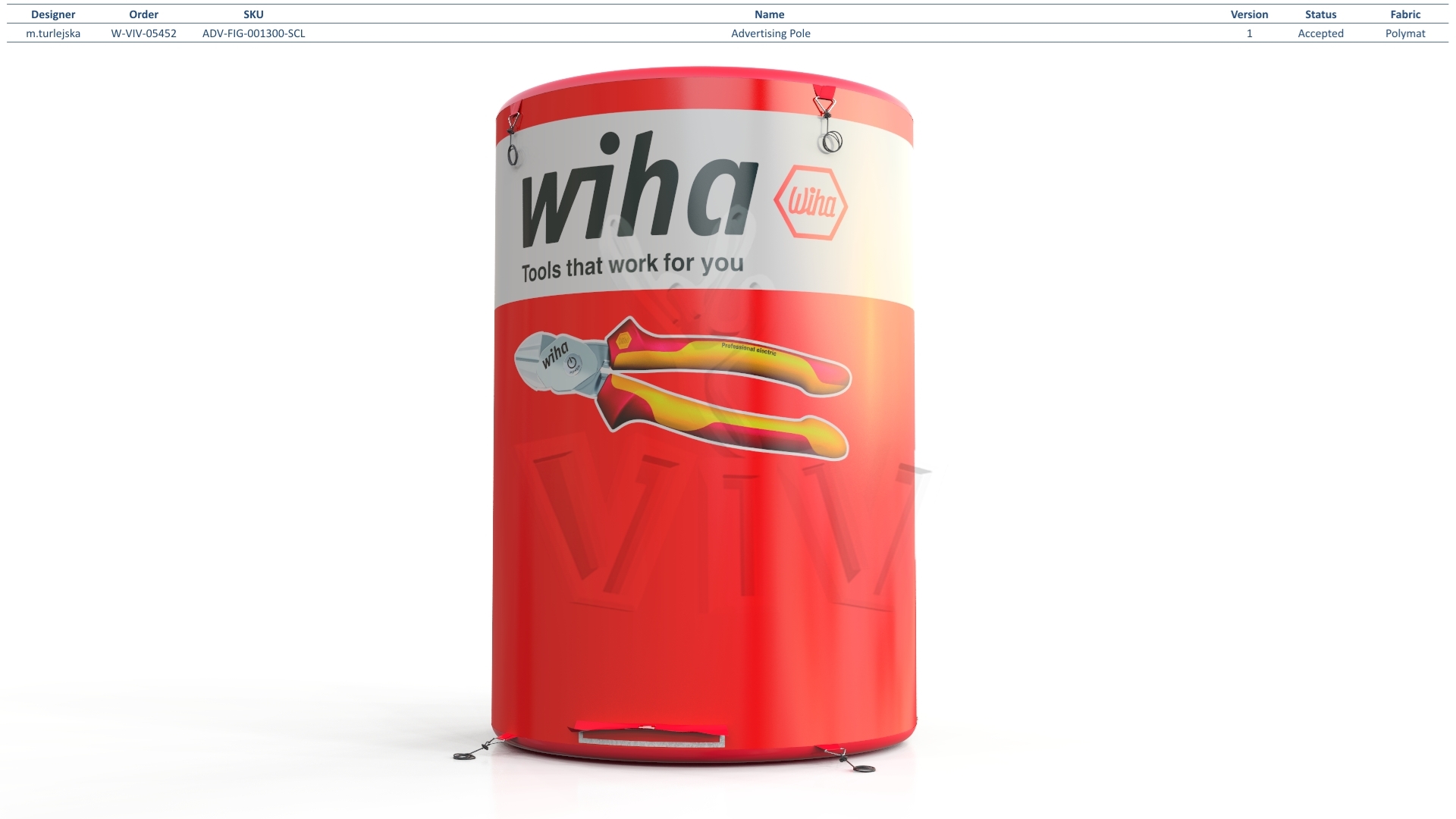Advertising Pole Wiha commercial custom inflatable