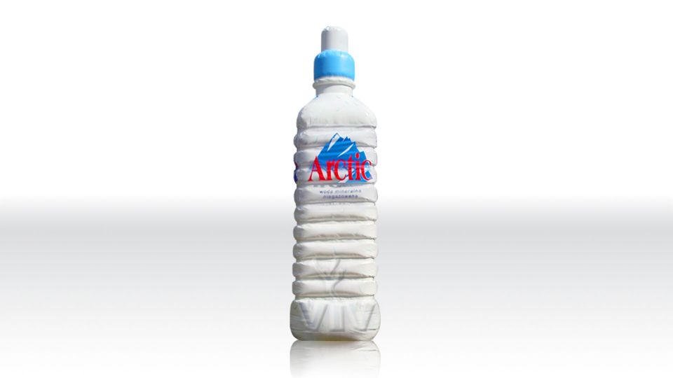 Arctic bottle 7 m commercial custom inflatable