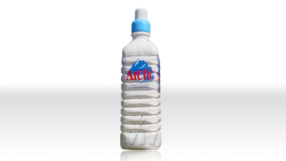 Arctic bottle 7 m commercial custom inflatable