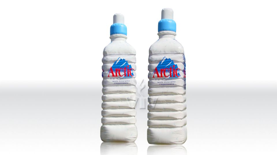 Arctic bottle 7 m commercial custom inflatable
