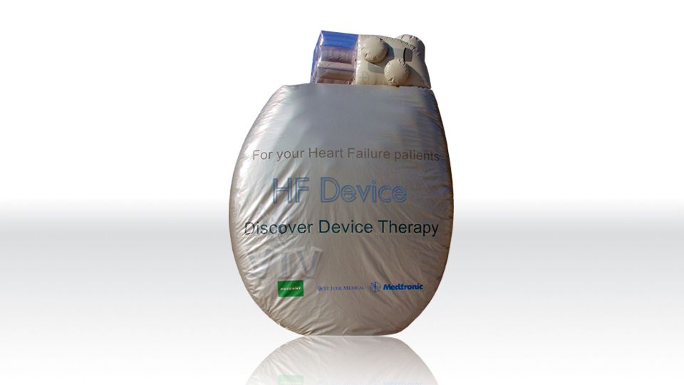Heart pacemaker 5 m commercial custom inflatable