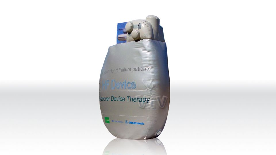 Heart pacemaker 5 m commercial custom inflatable