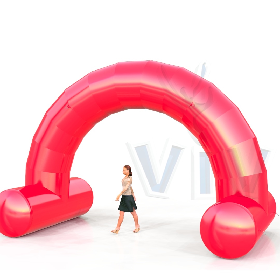 Arch gate self - standing 6 m commercial promotional inflatable gate