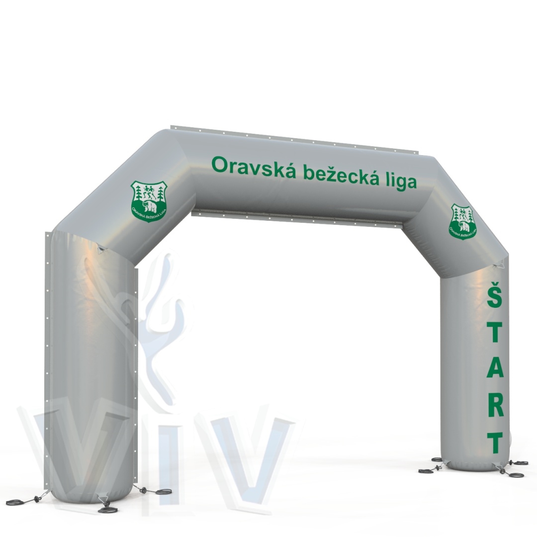 Diagonal Gate Oravska commercial promotional inflatable gate