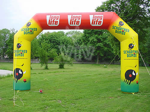 Cut arch promotional inflatable product photo