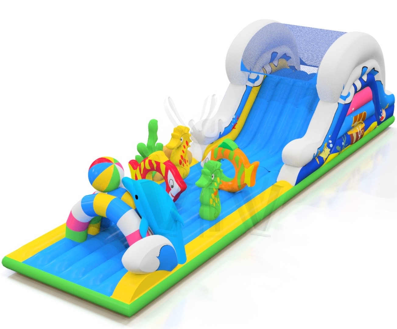Obstacle Course - Collection Unterwater World commercial inflatable obstacle course