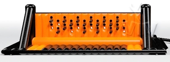 Obstacle Course N4 Black and Orange commercial inflatable obstacle course