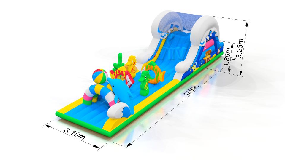 Obstacle Course - Collection Unterwater World commercial inflatable obstacle course