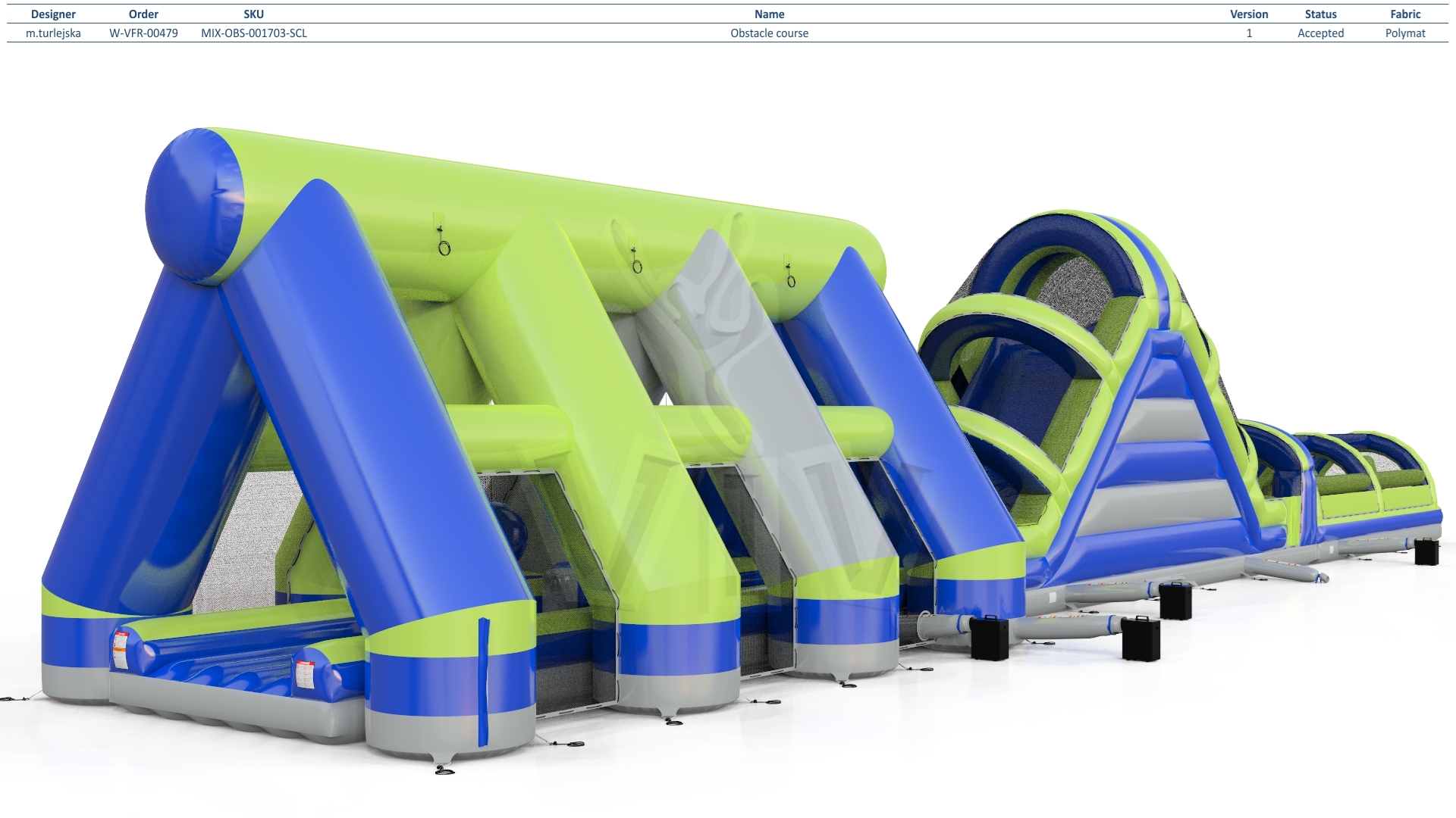 Obstacle Course XXL commercial inflatable obstacle course