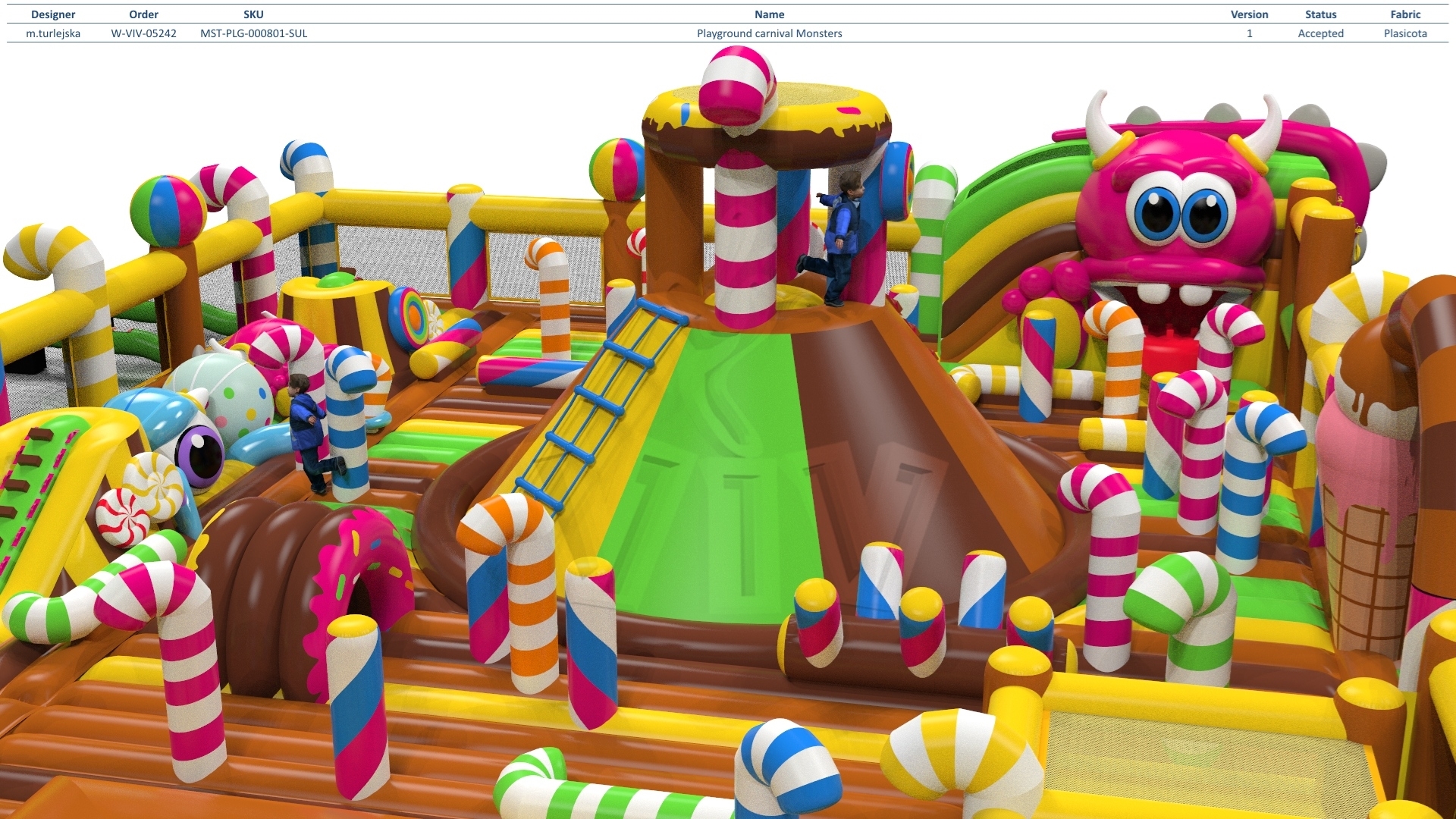 Copy of Playground Micro Monsters (full floor) commercial inflatable playground