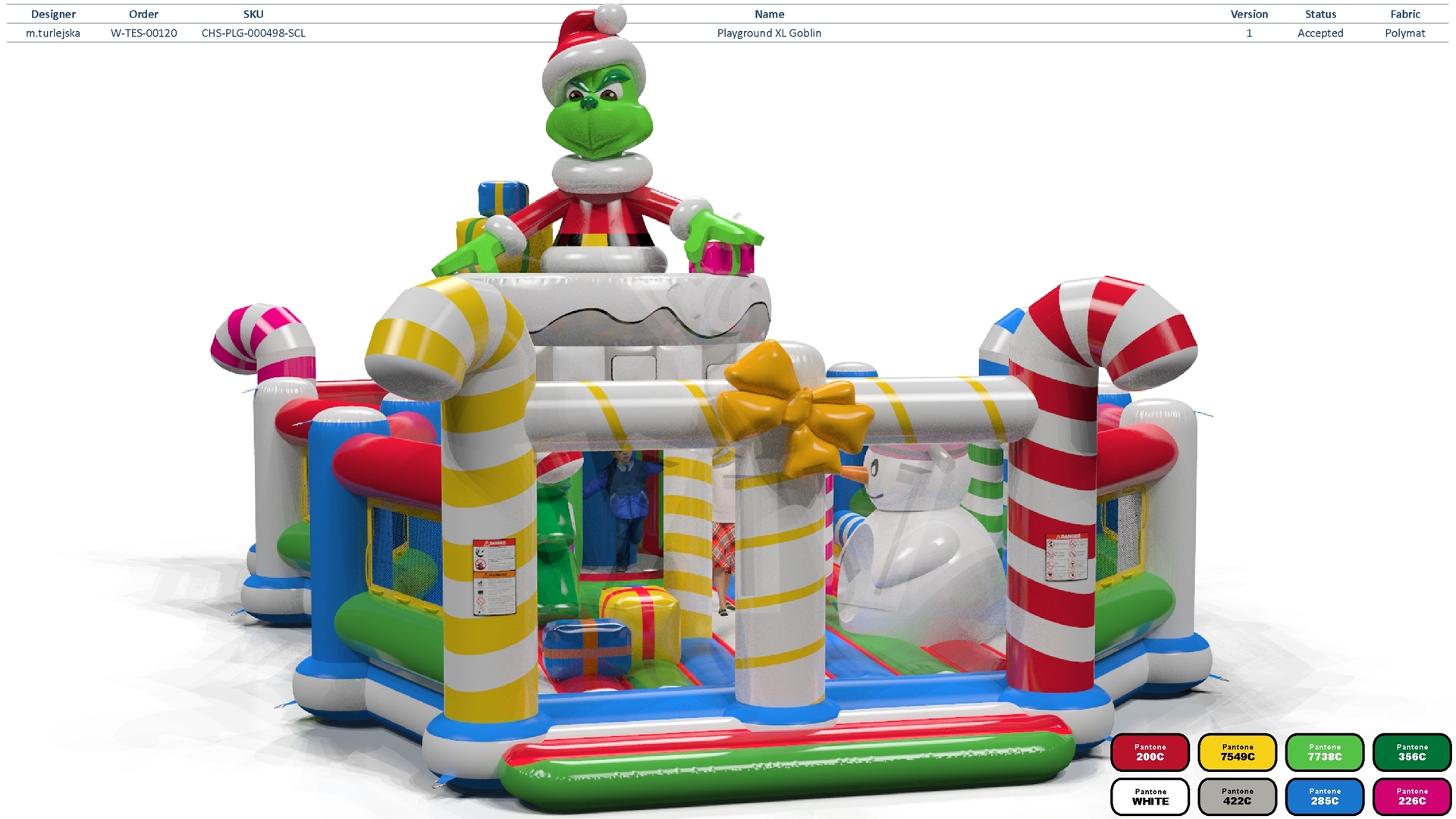 Playground XL Goblin - Collection Winter commercial inflatable playground