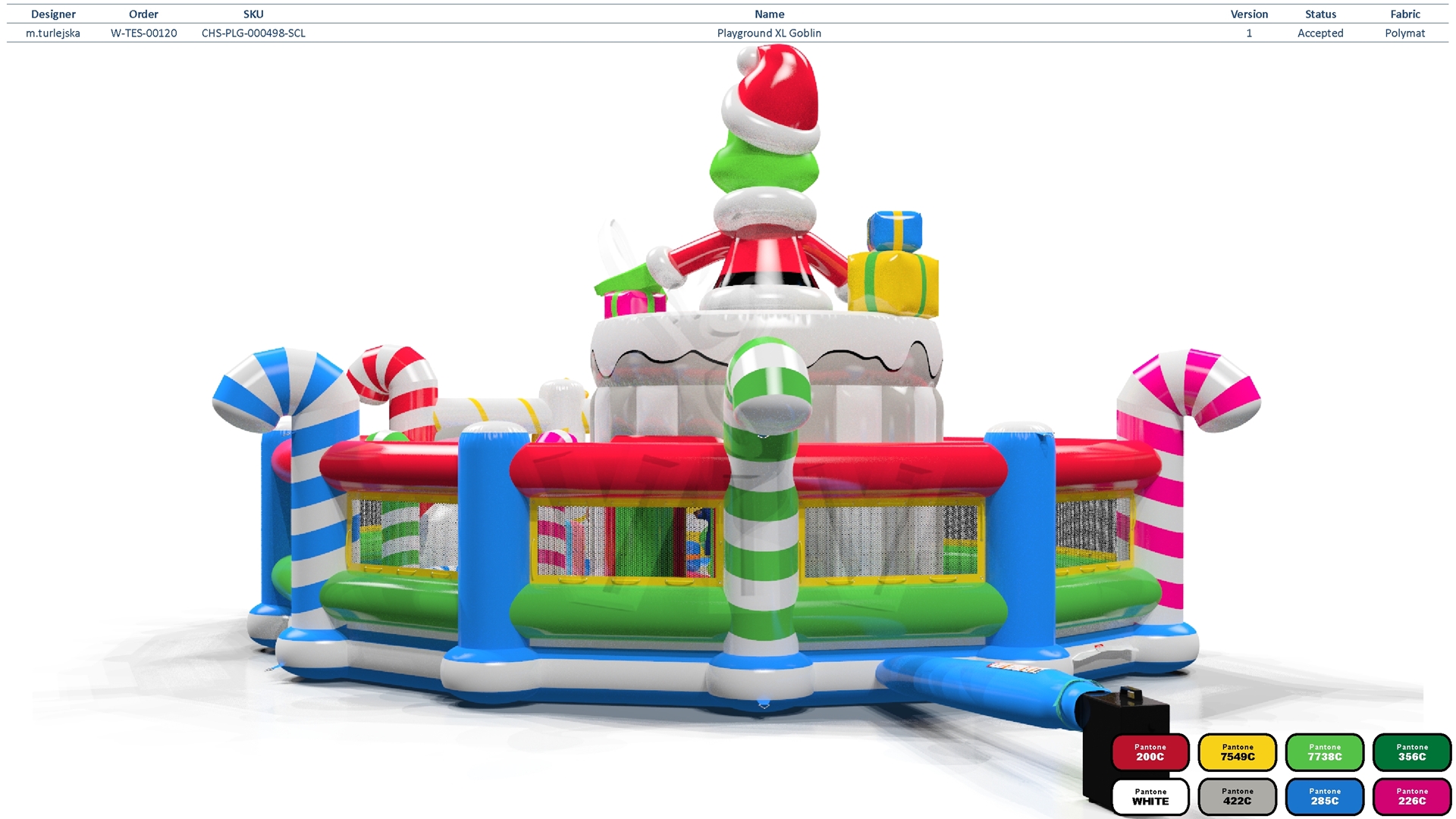Playground XL Goblin - Collection Winter commercial inflatable playground