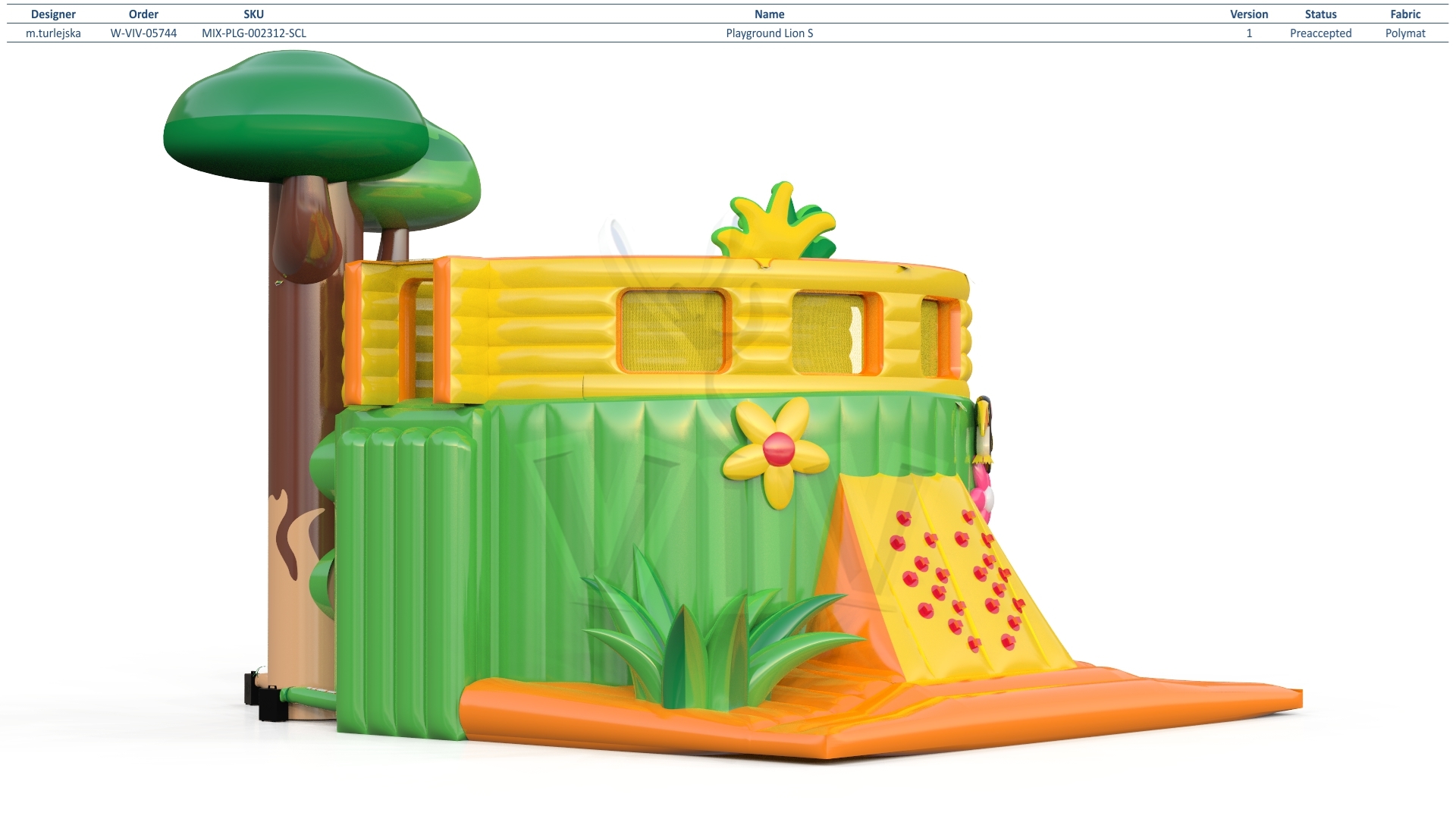 Playgroung Lion commercial inflatable playground