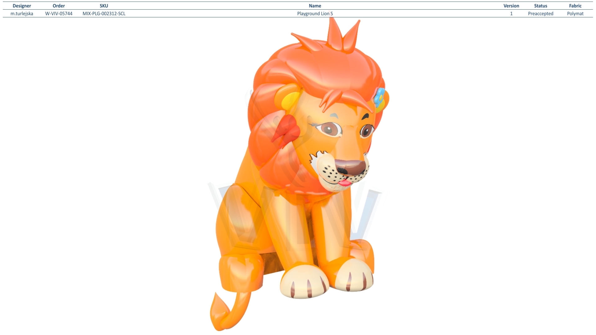 Playgroung Lion commercial inflatable playground