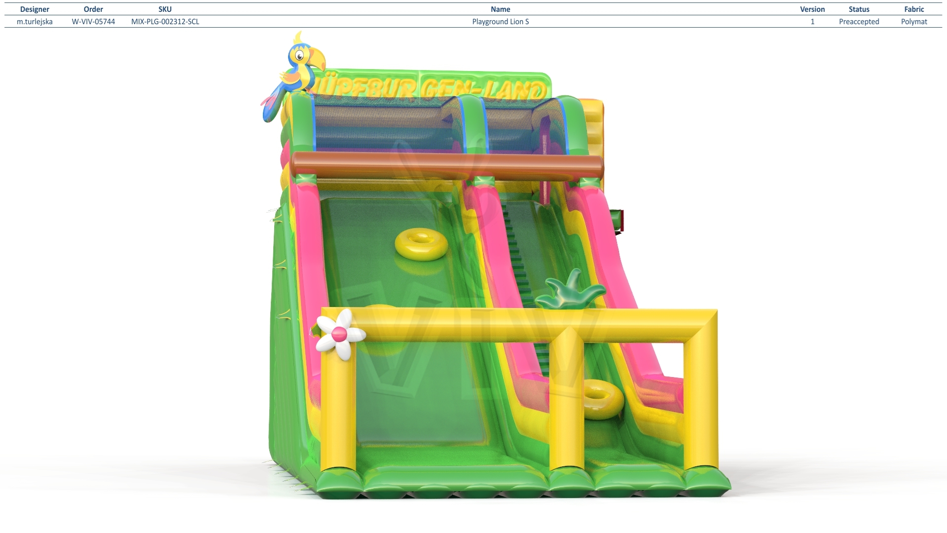 Playgroung Lion commercial inflatable playground
