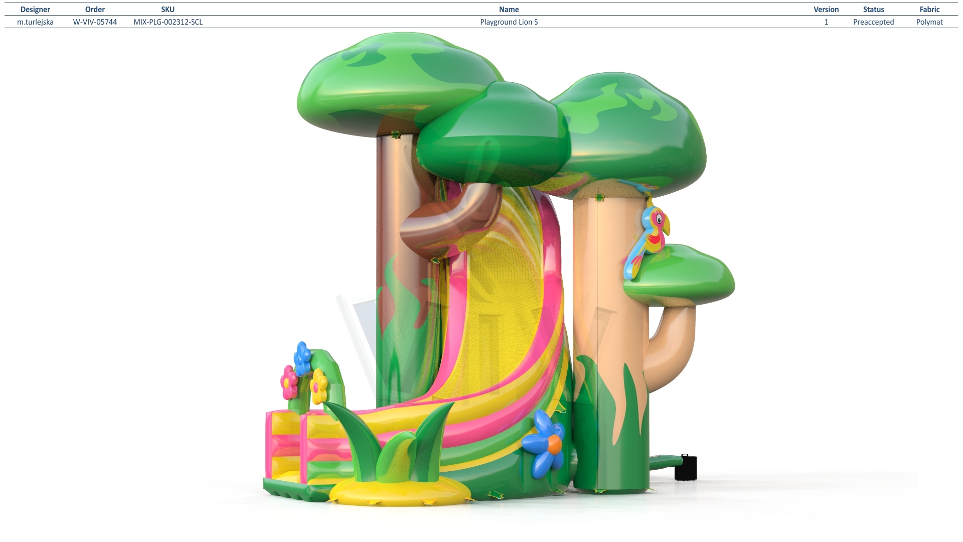 Playgroung Lion commercial inflatable playground