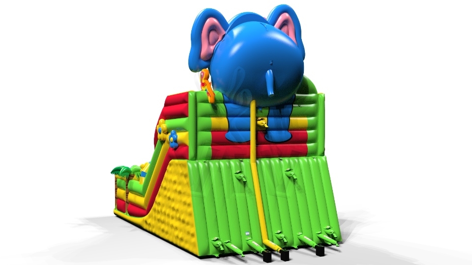 Slide Elephant commercial inflatable playground