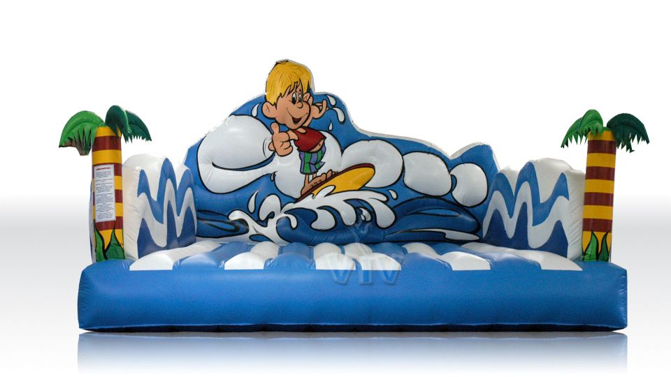 Air cushion for Rodeo Wave commercial mechanical rodeo attraction