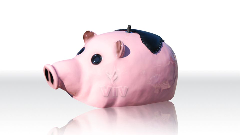 Piggy figure Rodeo Profiride (with cover) commercial mechanical rodeo attraction