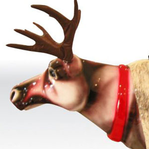 Rodeo Texas - Reindeer Figure for Adults commercial mechanical rodeo attraction