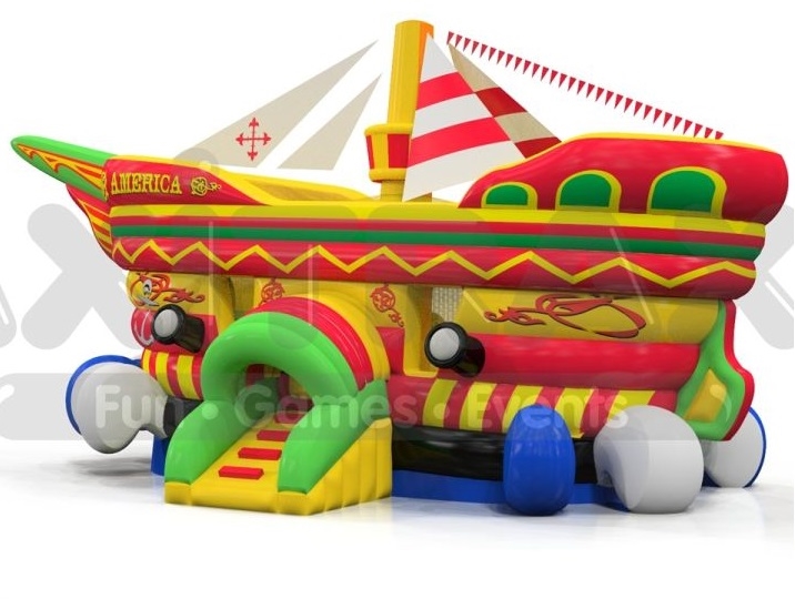 Rocking ship commercial inflatable ship attraction