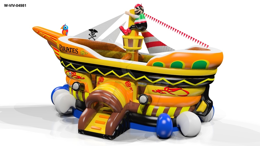 Rocking ship - Collection Pirate commercial inflatable ship attraction
