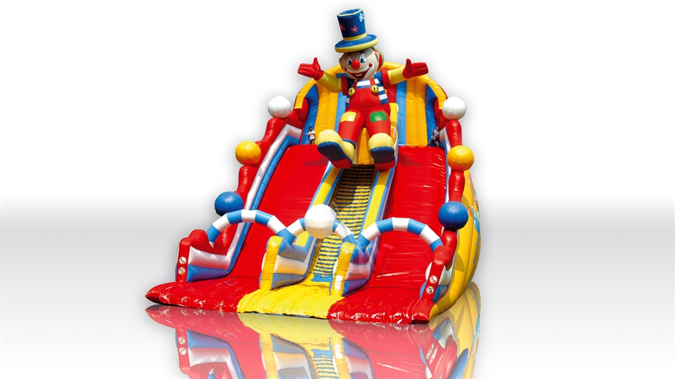 Clown SUPER GIGANT Professional commercial inflatable slide