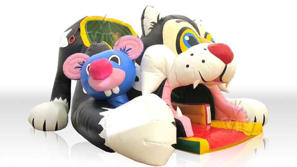 Cat commercial inflatable slide