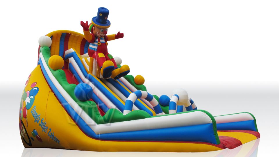 Clown SUPER GIGANT Professional commercial inflatable slide