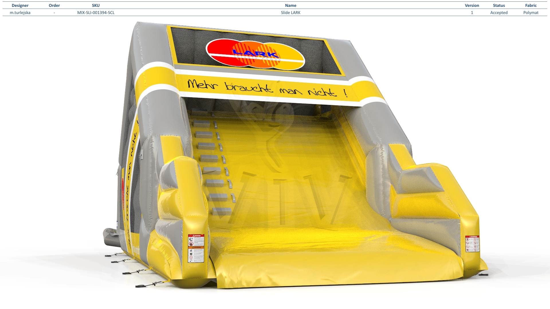LARK commercial inflatable slide
