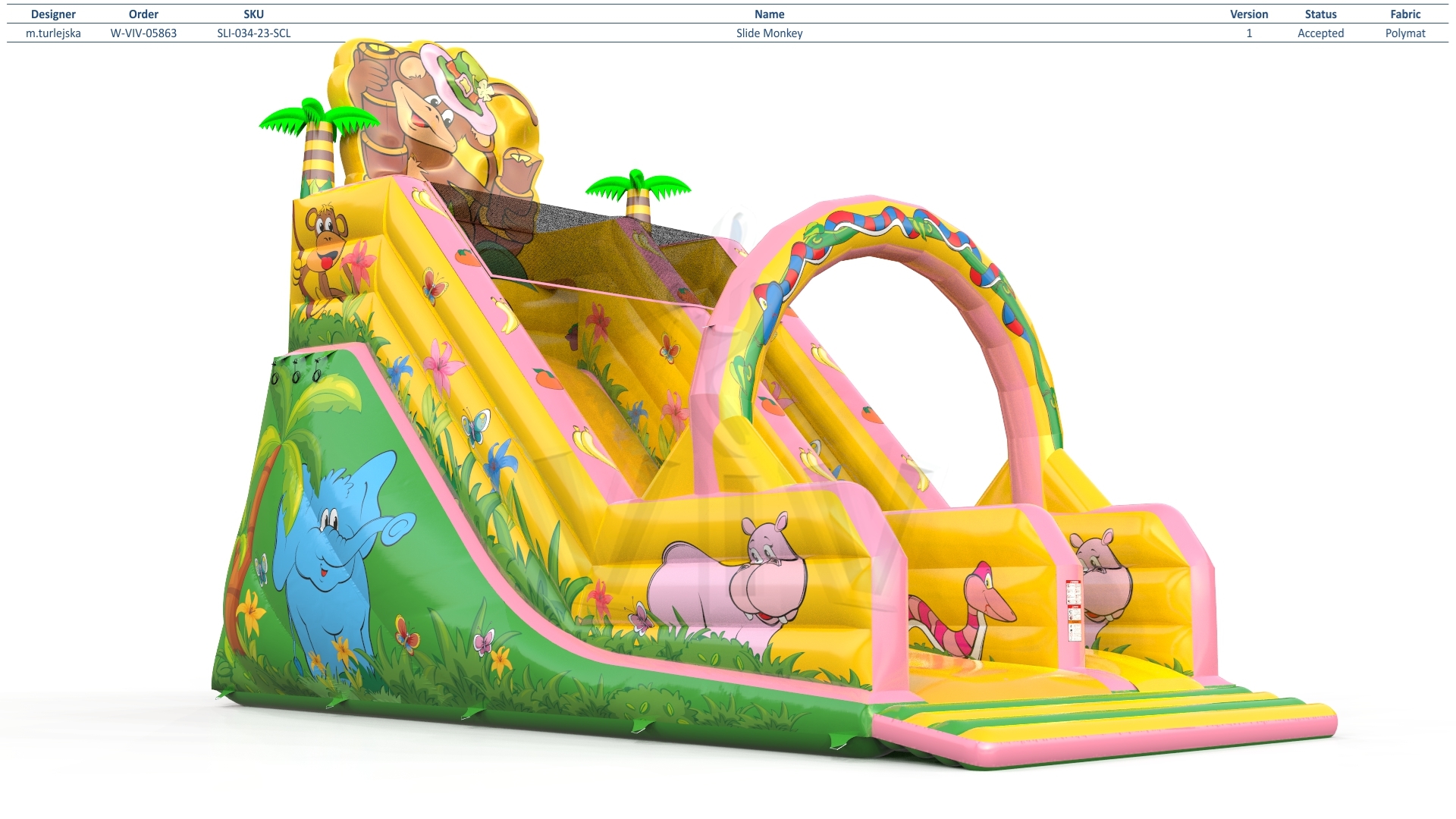 Monkey STANDARD Super Plus commercial inflatable slide