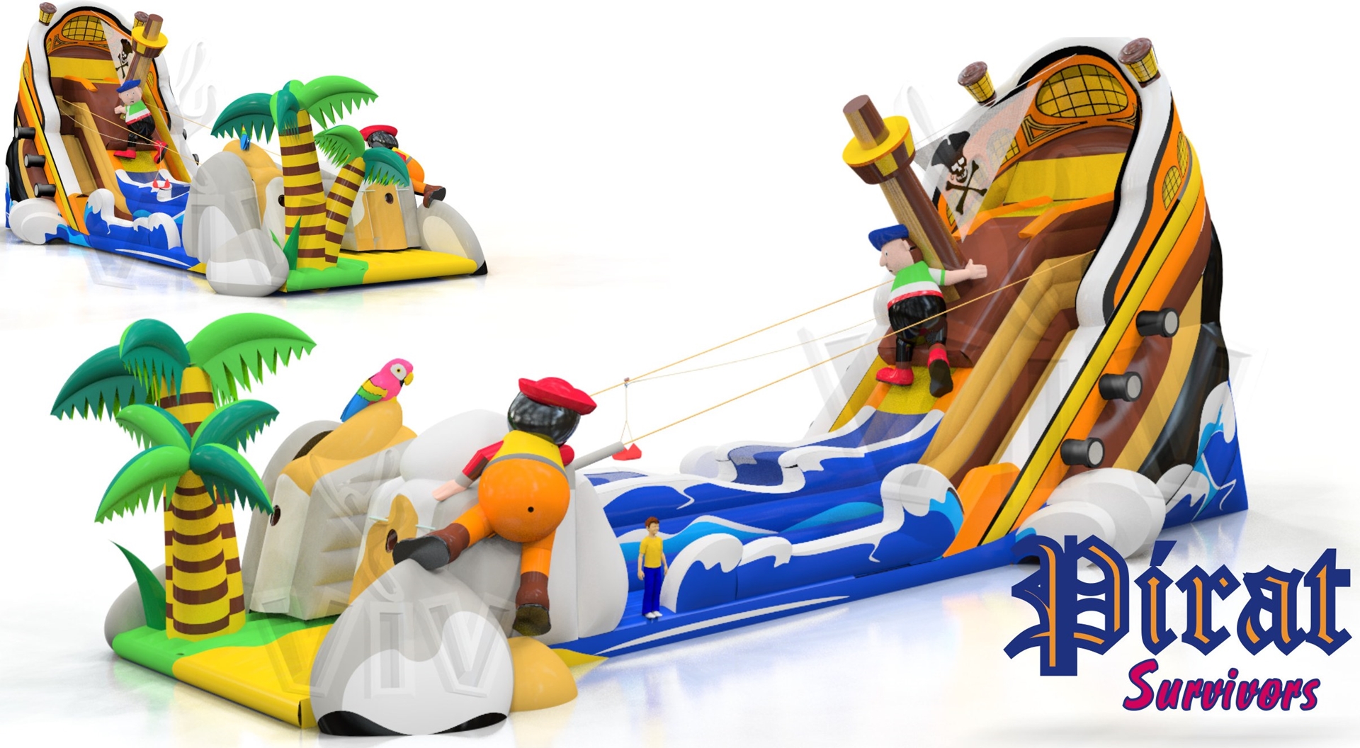 Pirate Slide - Collection Pirate commercial inflatable slide