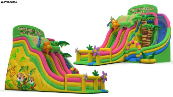 Slide 24 x 15 x 16 m commercial inflatable slide