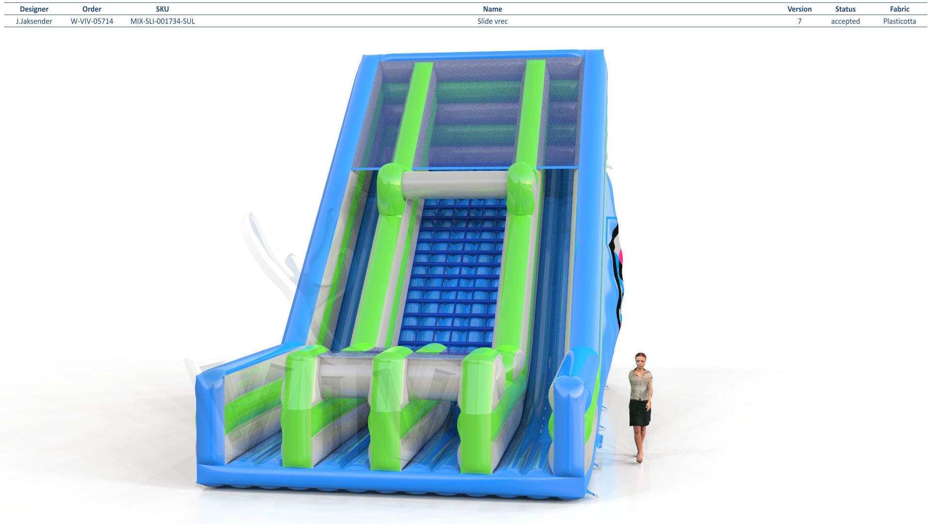 Vrec commercial inflatable slide