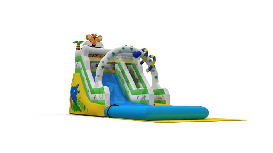 Water Slide Jungle commercial inflatable slide
