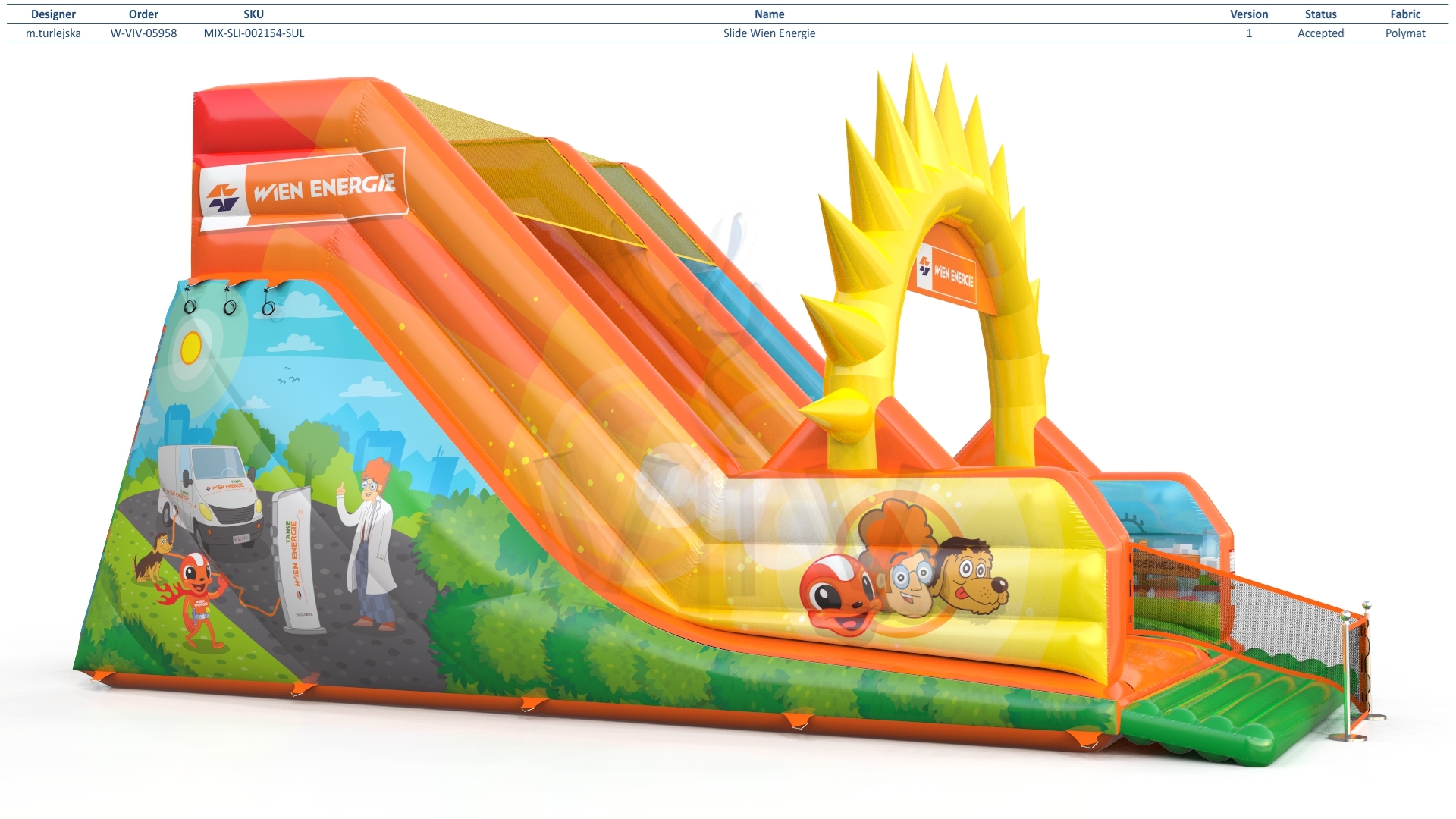 Wien Energie commercial inflatable slide