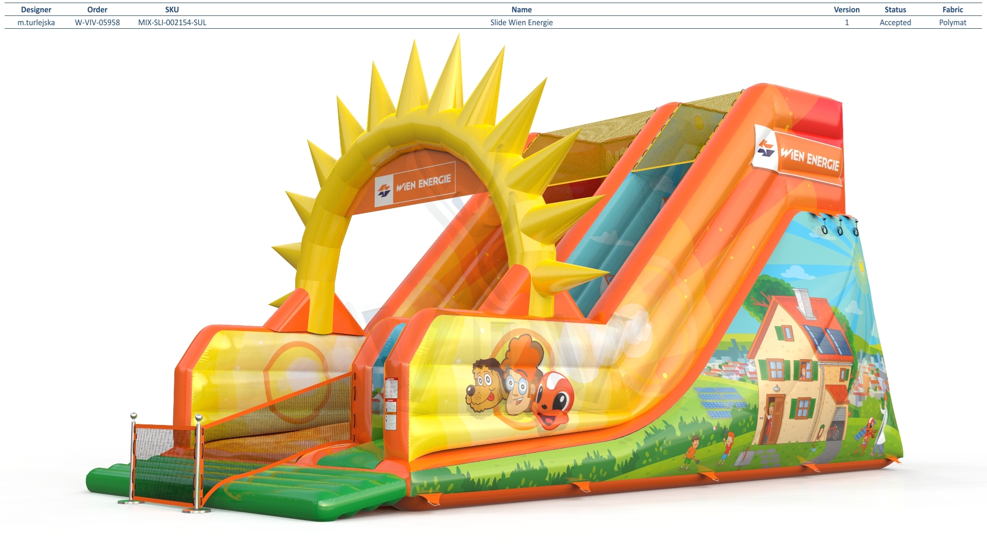 Wien Energie commercial inflatable slide