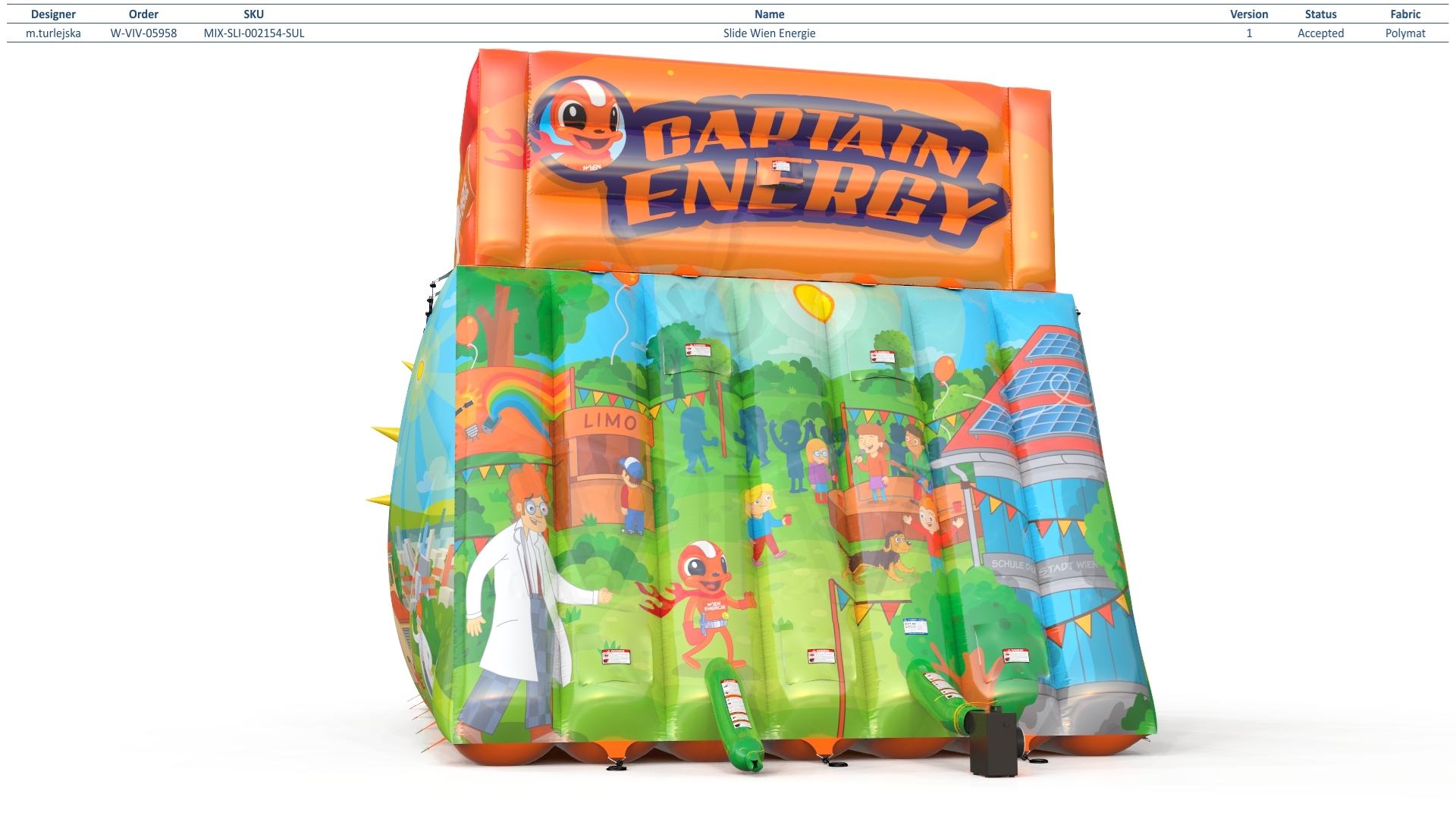 Wien Energie commercial inflatable slide