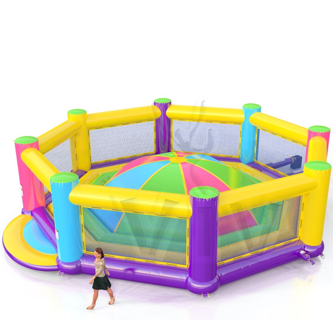 Soft Mountain Startup with fence XL - Extra Large with the floor under the bowl commercial inflatable soft mountain