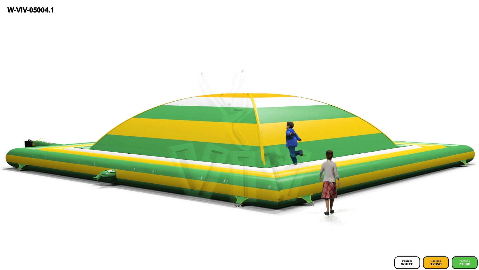 Soft Mountain 10 x 10 m commercial inflatable soft mountain