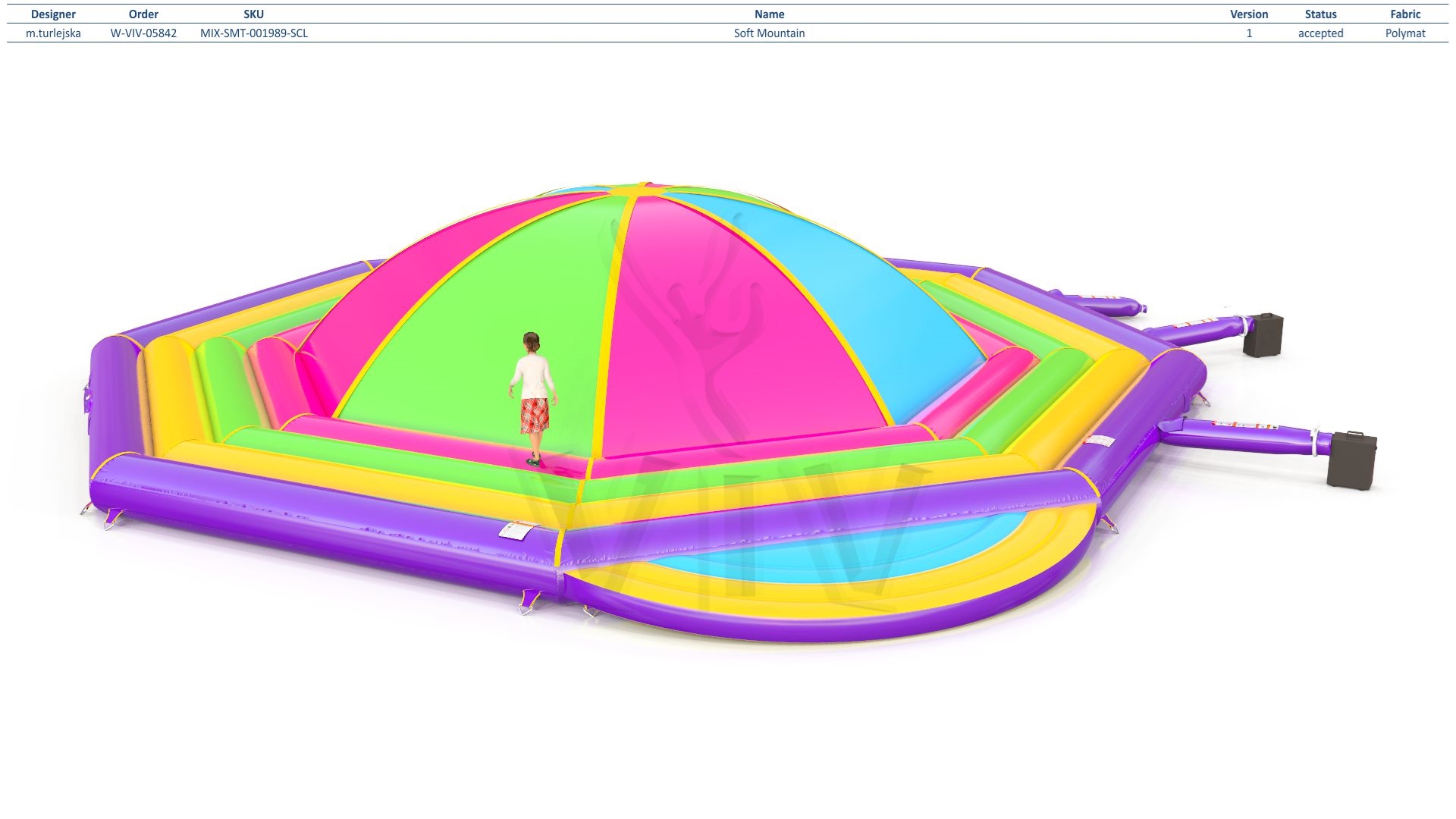 Soft Mountain Startup commercial inflatable soft mountain