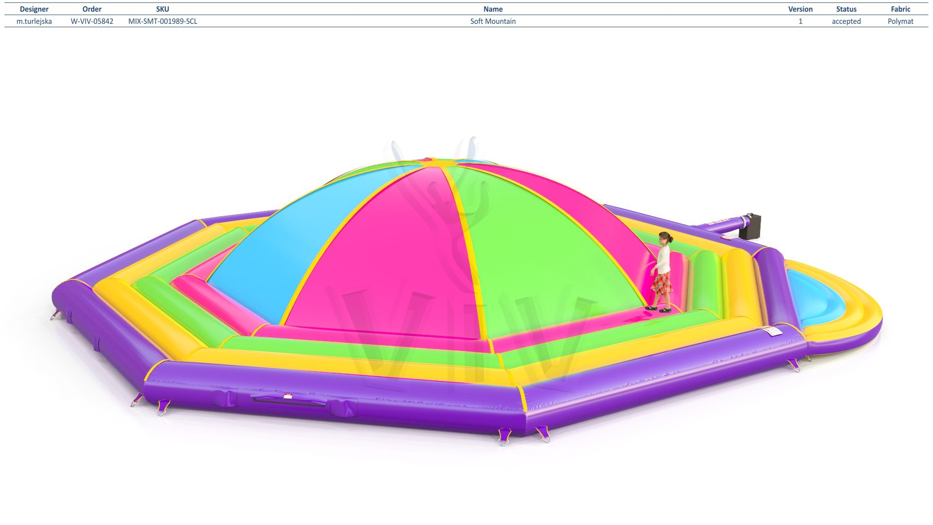 Soft Mountain Startup commercial inflatable soft mountain