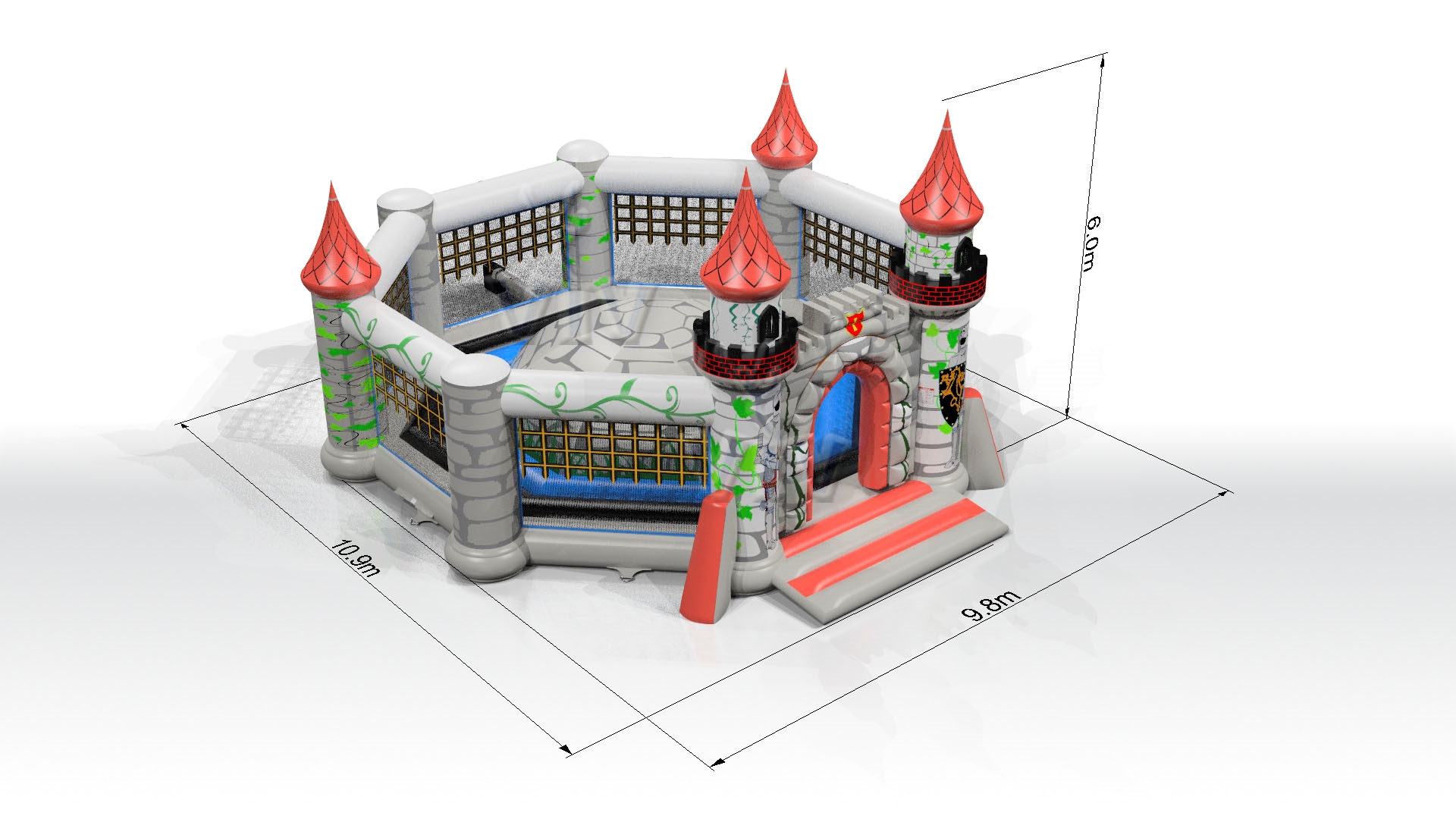 Soft Mountain Tristan - Knights Collection commercial inflatable soft mountain